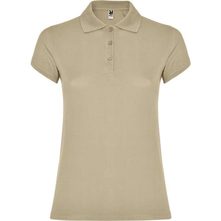 Roly Dames/Dames Ster Poloshirt (Zand)
