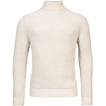 Baileys Trui Rollneck Uni Structure Knit Kitt / male