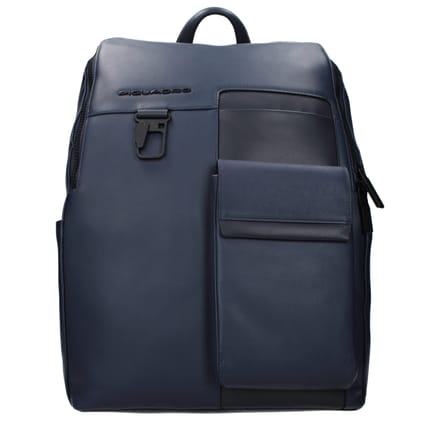 Piquadro Blauw Leren Rugzak