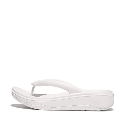 FitFlop Relieff Recovery Toe-Post Sandals Dames Slippers - Urban Wit