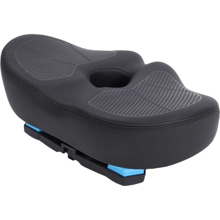 Fietsstoelkussen Vergroot en Verdikt Waterdicht Opvouwbaar Comfortabel Breed Fietszadel voor Fietsen gray
