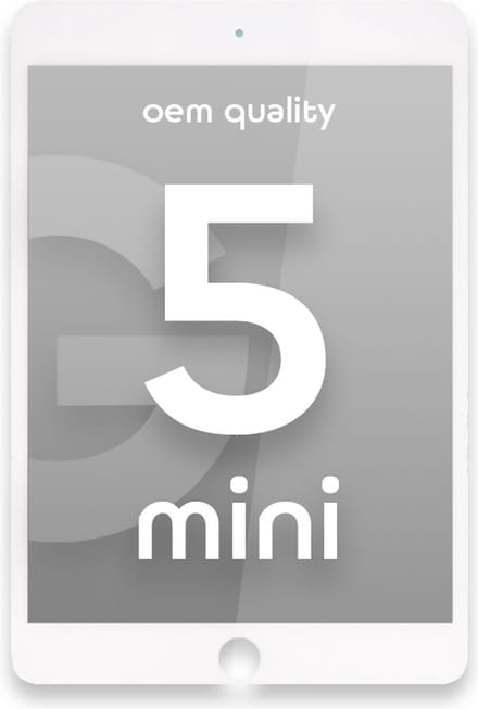 Geschikt Voor Apple iPad Mini 5 Display + Touchscreen - OEM Kwaliteit - Wit - Vervang Scherm - Scherm - Beelscherm - touchscreen