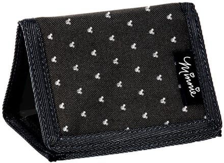 BeUniq Portemonnee Minnie Mouse - 12 x 8 cm - Zwart