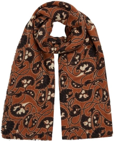 Allecto - Damessjaal - Geweven halsdoek - 215 cm - Grafisch patroon