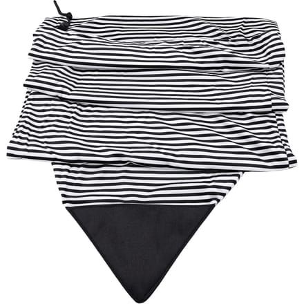 Housse de protection pour planche de surf rayée Housse extensible protectrice pour paddleboard avec sac pour accessoires de surf Noir Blanc 180x50cm