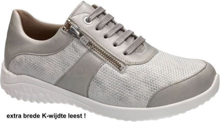 Solidus -Dames - zilver - sneakers - maat 39.5