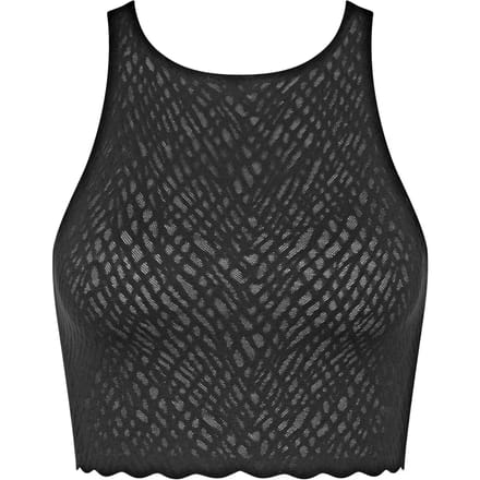 Sloggi Women ZERO Feel Bliss Crop Top (1-pack) - dames korte top - zwart