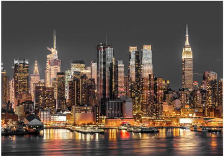 Fotobehang - NYC: Twilight.
