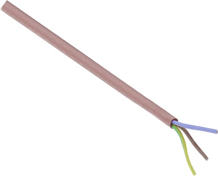 Siliconen kabel - hittebestendig - 3 x 0.75 mmÂ² - 100 m - rood/bruin