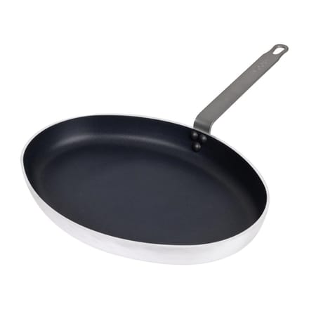 Vogue Aluminium Antiaanbak Teflon Platinum Plus Ovale Koekenpan 40cm