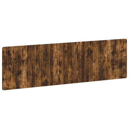 vidaXL - Wandgemonteerd - Hoofdbord - ZWOLLE - Gerookt - eiken - Bewerkt - hout