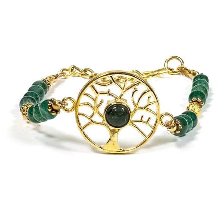 Armband Boom des Levens met Groene Aventurijn