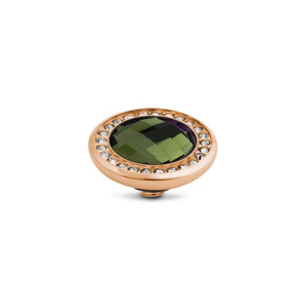 Melano Vivid Crystal CZ Steentje Olive Rosé