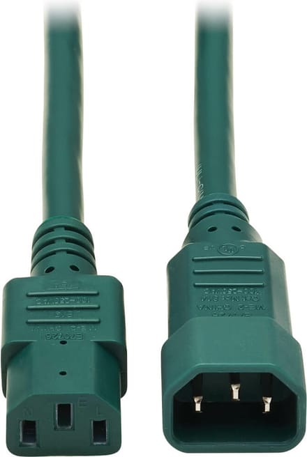 Tripp Lite P005-003-AGN electriciteitssnoer Groen 0,9 m C14 stekker C13 stekker