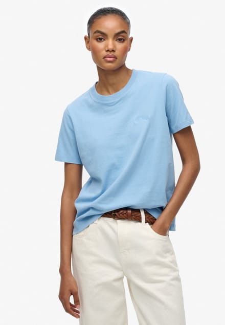 Dames-T-shirt Superdry Essential Logo Emb