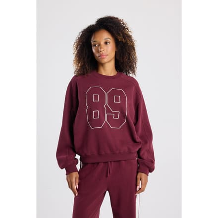 America Today Sabijn Bordeaux Maat: S | Sweaters Outlet | Dames | Bordeaux