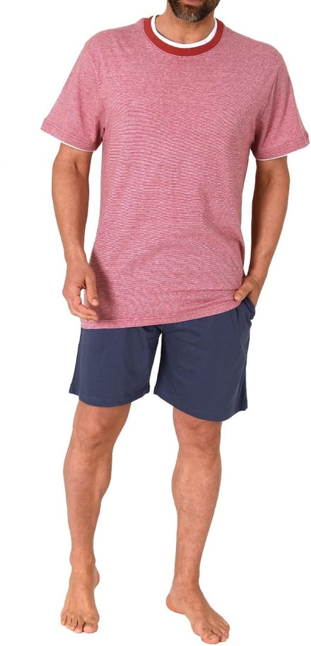 Normann herenpyjama Shorty met korte mouwen in Chill Look - Ook in Oversizes