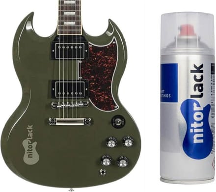 NitorLACK N250789160 Nitrocellulose Lak Olijfgroen 400ml Spuitbus