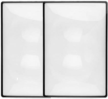 Vergrootglas Volledige Pagina 3x Vergroting PVC Lichtgewicht Zicht Hulp