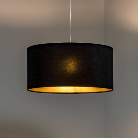Maco Design Salina hanglamp, zwart/goud, Ø 50cm
