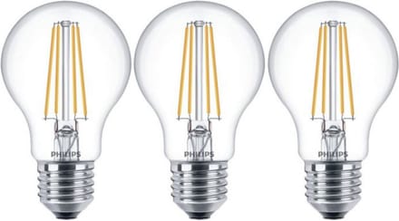 Philips Core Pro LED 7Watt (60w) E27 Helder LED Bulb Standaardlamp 806 lumen - 3 STUK(S)