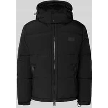 Regular fit donsjack met afneembare capuchon, model 'BIRONO'