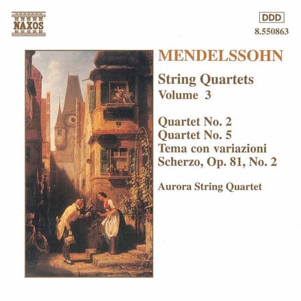 Aurora String Quartet - Mendelssohn: String Quartets 3 (CD)