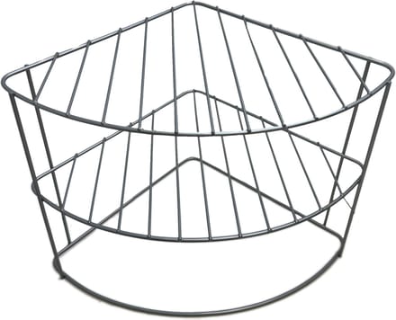 3BMT® Hoekkastrek - 3 Laags Bordenrek - Serviesorganizer - Grijs