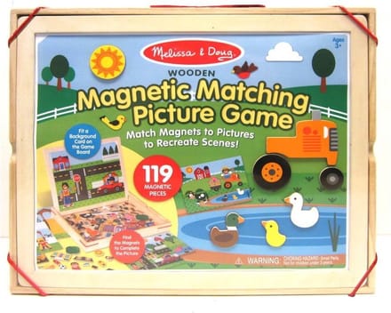 Melissa & Doug Magneten in doos Magnetisch spel van hout