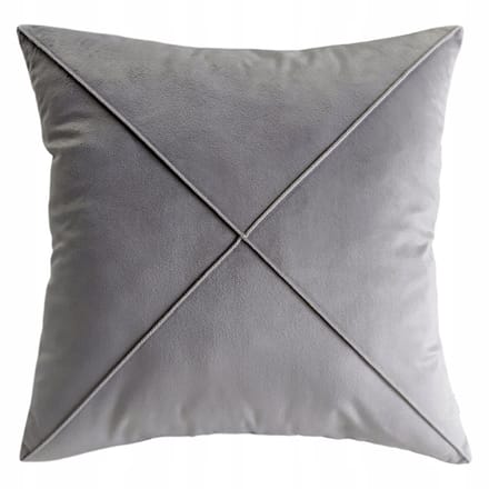 Decoratieve Kussensloop Boho Velours Grijs 60x60 cm