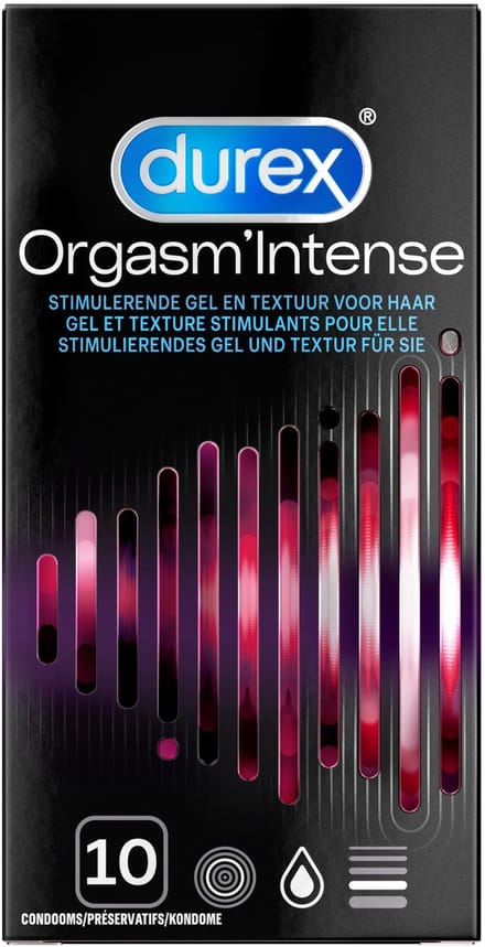 Durex Condooms Orgasm Intense 10st - 5 Stuks - Voordeelverpakking