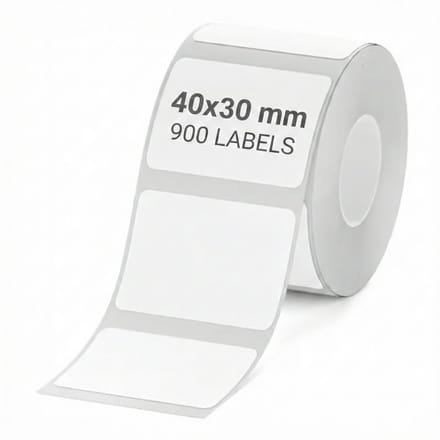Niimbot - Labels/Etiketten K3 - 40x30mm - 900 vellen - Wit