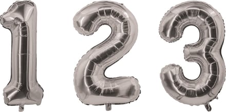 "Ballon cijfer 0 - Feestdecoratievoorwerp - One size"