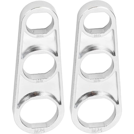 2 Pièces Clé Mousseur Robinet Double Face M16 18 M20 M22 M24 M26 Alliage de Zinc Clé Robinet white