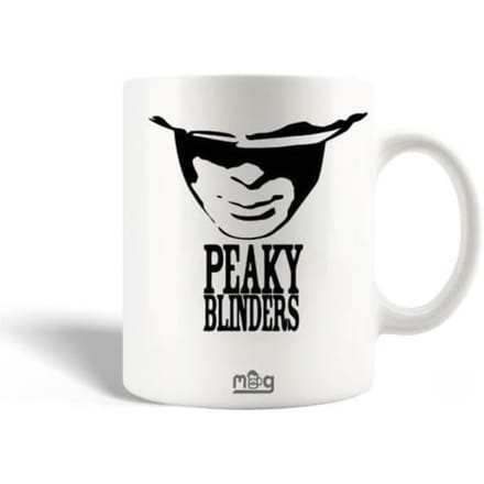 Mug en Céramique - Peaky Blinders - 30cl - Blanc - Compatible Lave-Vaisselle - Rond