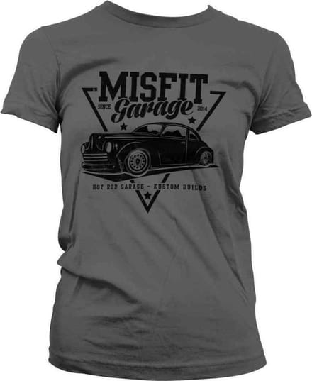 Misfit Garage Dames Tshirt -S- Since 2014 Grijs