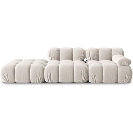 Modulaire 3-zitsbank Tropea links velvet | Milo Casa