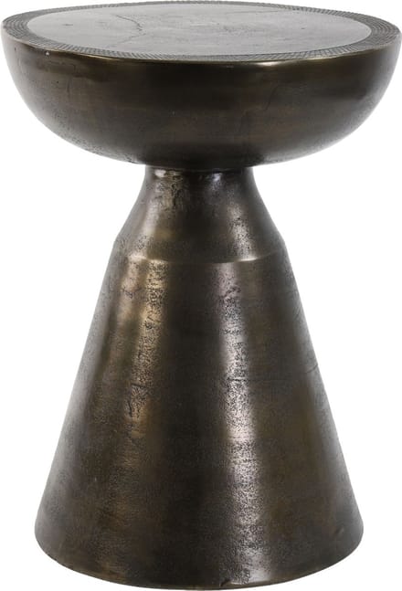 Light & Living Bijzettafel Pasja - Antiek Brons - Ø39.5cm - Modern