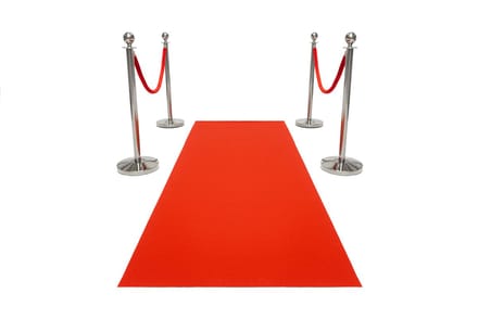 GJ Floors - Entreepakket Grand Opening | Chroom - Loper Rood - Breedte x Lengte: Default Title