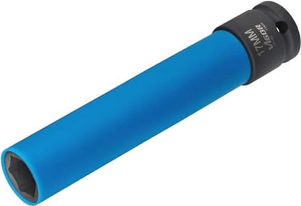 Extra lange slagmoersleutel SW17 - 1/2 inch dopsleutel voor efficiënte bediening van wielbouten