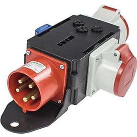 CEE adapter MIXO MOSEL 1xCEE stekker 400V,32 A,5-polig IP44 AS-SCHWABE