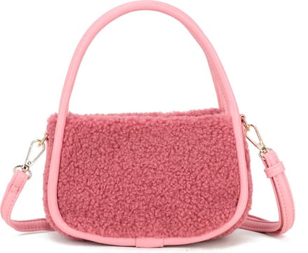 Giuliano kunstlederen handtas Izzy - Teddy - Mini - Roze - Dames