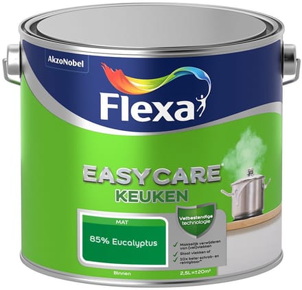 Flexa - Easycare Keuken - 85% Eucalyptus - Mengverf - 2,5 L