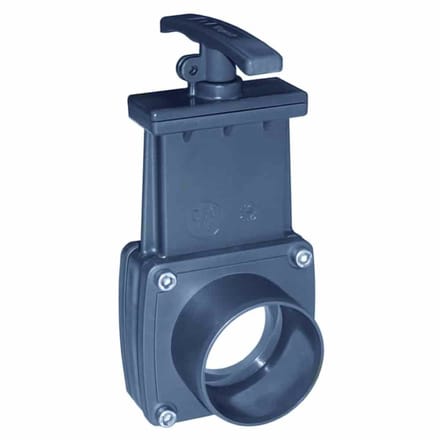 110mm Schuifafsluiter: PVC Schuif voor Vijver & Leidingen