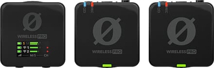 Draadloze microfoonset Rode Wireless PRO Zendmethode:Digitaal Incl. kabel, Incl. klem, Incl. tas, Incl. windkap