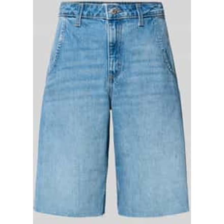 straight fit shorts in denim-look model 'Joa'