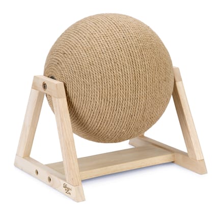 Designed by Lotte Xem Krabbol - Krabpaal -  Op Voet - Hout - 34x30x35,5 cm