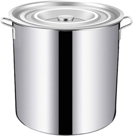 Grote Kookpot - Soeppan Stoofpan - Bier Brouwen Koken - Samengestelde Bodem - 24x25cm 10L