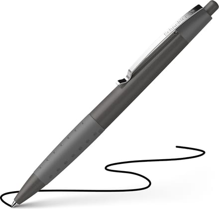Schneider balpen – Loox – softgrip - penpunt M - zwart - S-135501