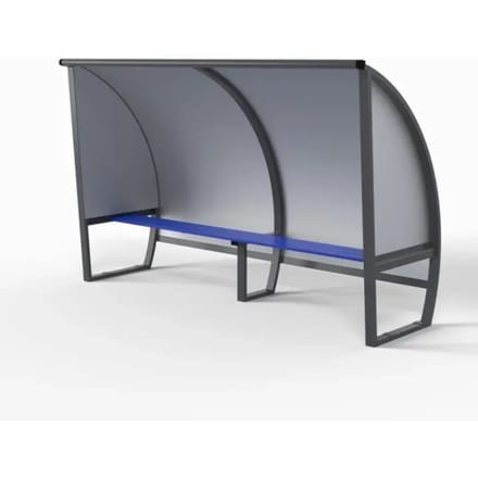 Volledig aluminium 5-persoons touch shelter Sodex Sport